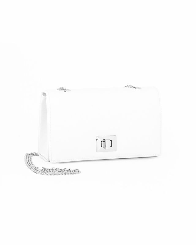 Prodotto: MISS GLOBO - Pochette con patta bainca e chiusura a girello
