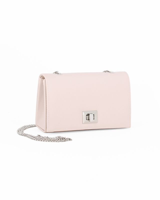 Prodotto: MISS GLOBO - Pochette con patta tortora e chiusura a girello