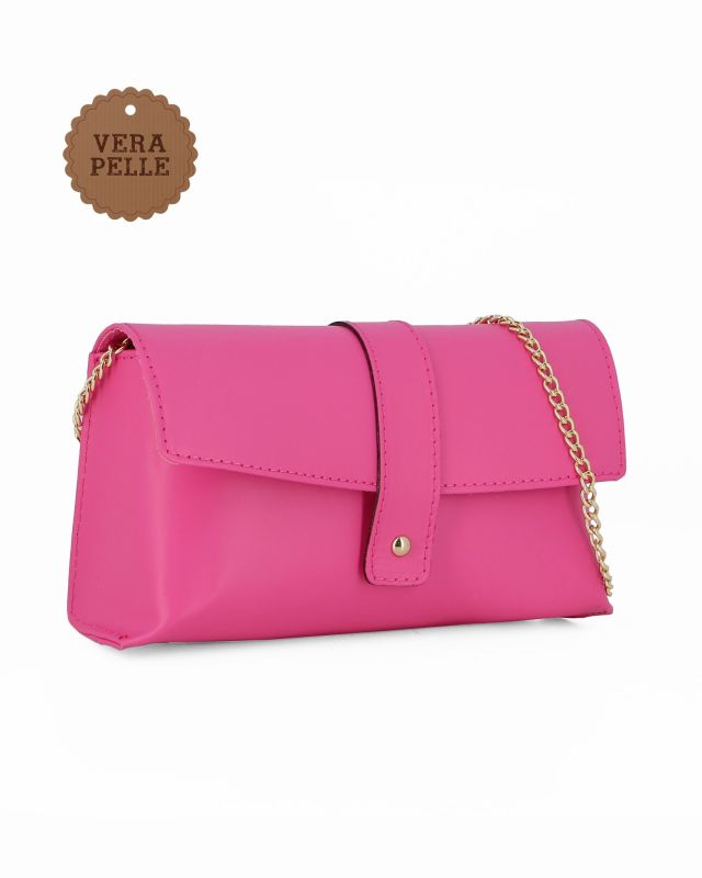 Prodotto: DIVAS - TRACOLLINA FUXIA IN PELLE