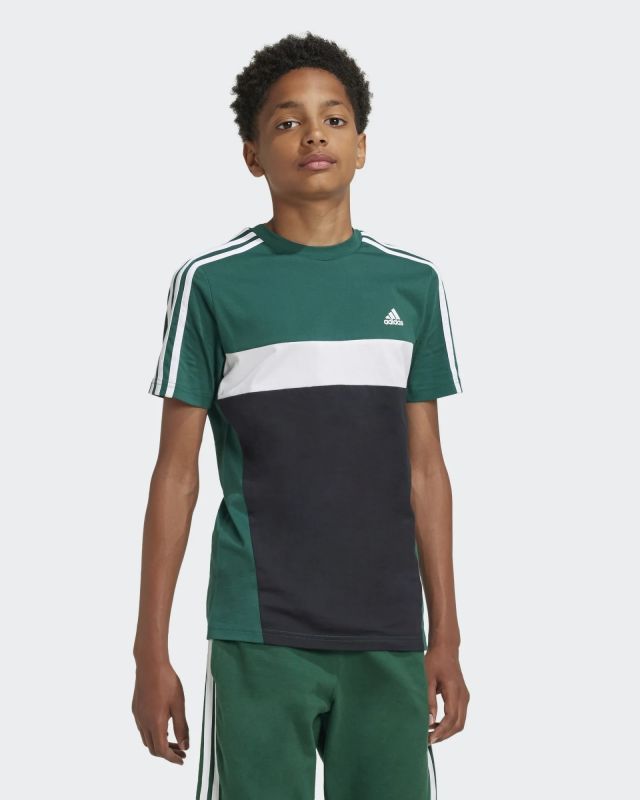 Prodotto: ADIDAS - T-SHIRT 3S TIB T VERDE/NERA/BIANCA JUNIOR -  IW3494