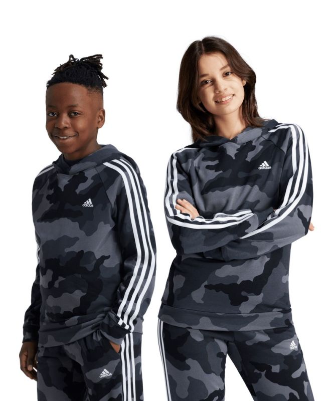 Prodotto: ADIDAS - FELPA CON CAPPUCCIO GRIGIO JUNIOR CAMOUFLAGE FT HD - IV7302