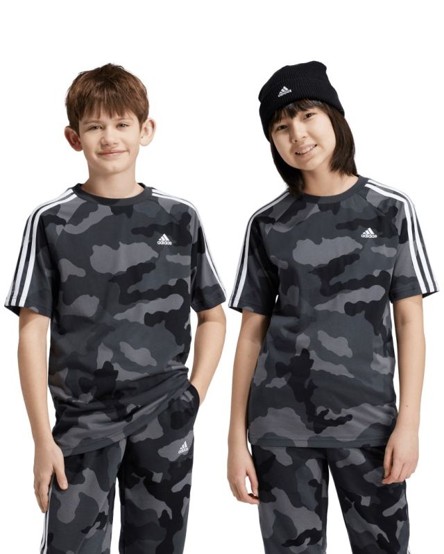 Prodotto: ADIDAS - T-SHIRT DA RAGAZZO GREY-BLACK-WHITE BL CAMOUFLAGE T  - IV7304