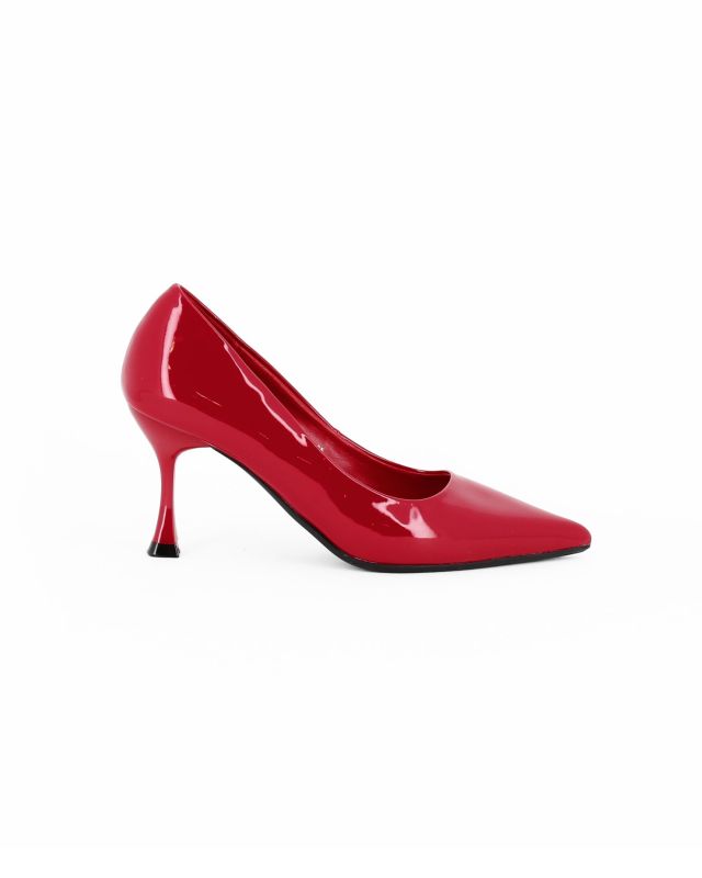 Prodotto: MISS GLOBO - Décolleté rossa in vernice con sottopiede in memory foam, tacco 7,5CM