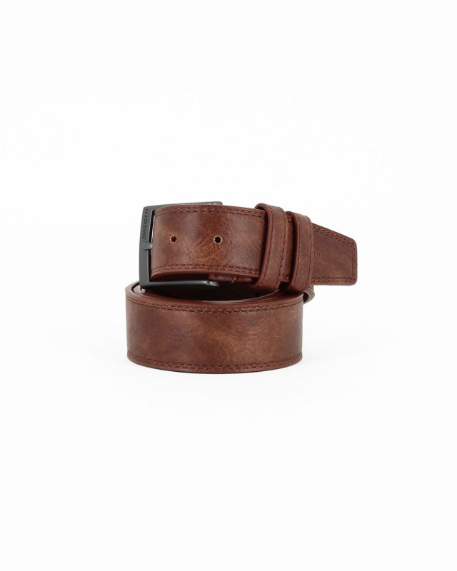 Prodotto: LAURA BIAGIOTTI - Cinta marrone da uomo con fodera in VERA PELLE