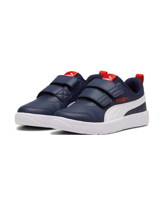 Prodotto: PUMA COURTFLEX V3 V PS - SCARPA BLU/ROSSA/BIANCA, NUMERATA 28/35 - 397642-03