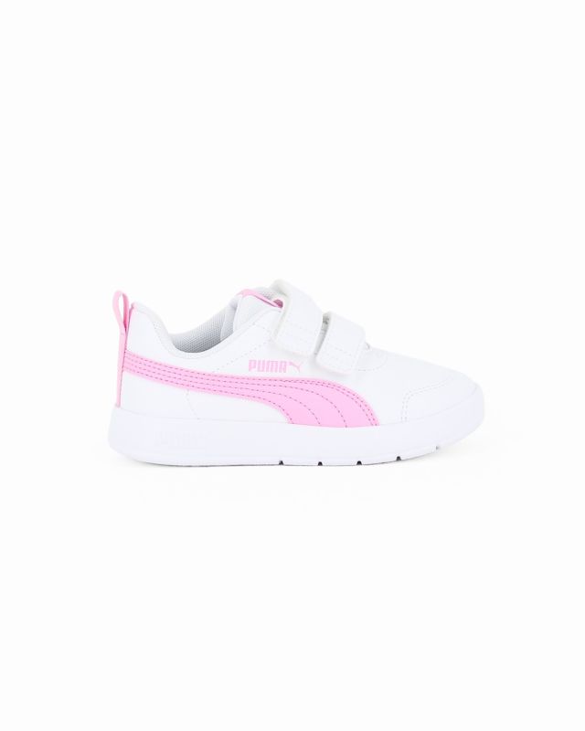 Prodotto: PUMA - SCARPA COURTFLEX V3 V PS BIANCA E ROSA DA BAMBINA, NUMERATA 28/35 - 397642-09