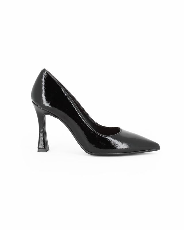 Prodotto: MISS GLOBO COLLECTION - Décolleté nera in vernice con tacco 9CM, MADE ITALY