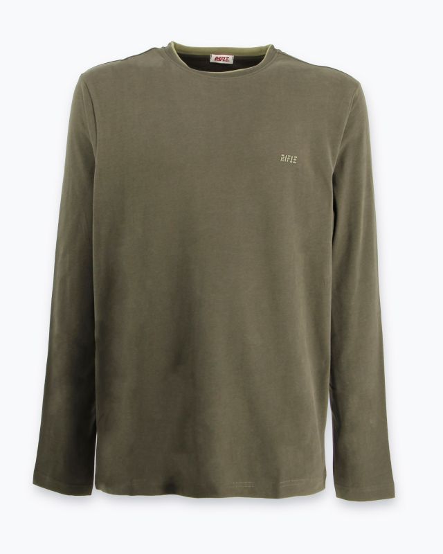 Prodotto: RIFLE - MAGLIA MANICA LUNGA VERDE MILITARE DA UOMO
