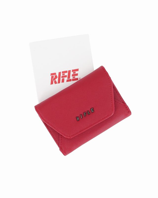 Prodotto: RIFLE - Portafoglio rosso da donna con logo