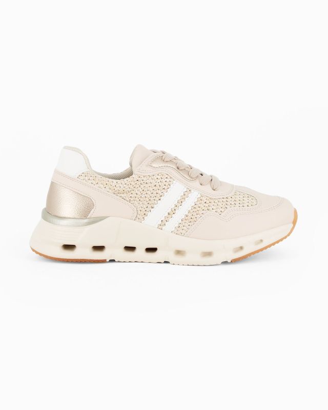 Prodotto: MISS GLOBO - Sneakers beige con lacci