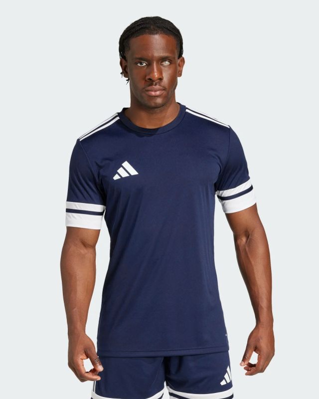 Prodotto: ADIDAS - T-SHIRT MEZZA MANICA UOMO SQUA25 JSY BLU SCURO E BIANCA - JG5830