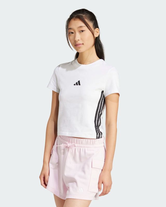 Prodotto: ADIDAS - T-SHIRT BIANCA 3S SJ BABY DA DONNA - JE1239