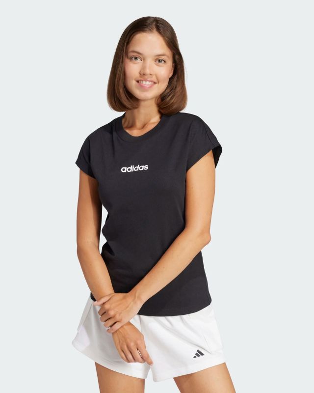 Prodotto: ADIDAS - T-SHIRT NERA LIN SJ T BLACK DA DONNA - JC8238