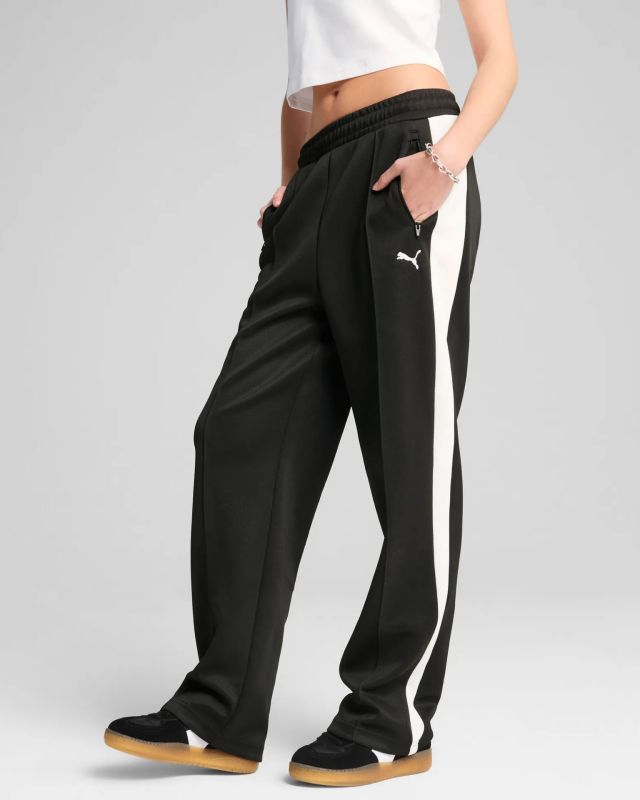 Prodotto: PUMA - PANTALONE T7 ALWAYS ON NERO CON BANDA BIANCHE DA DONNA,  629797-01
