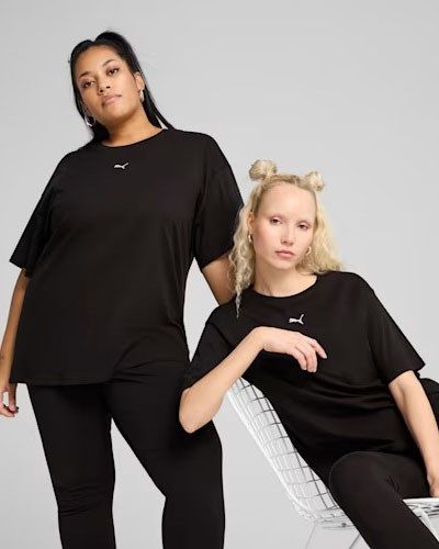 Prodotto: PUMA - T-SHIRT  NERA  ESSENTIALS RELAXED TEE DA DONNA, 684971-01