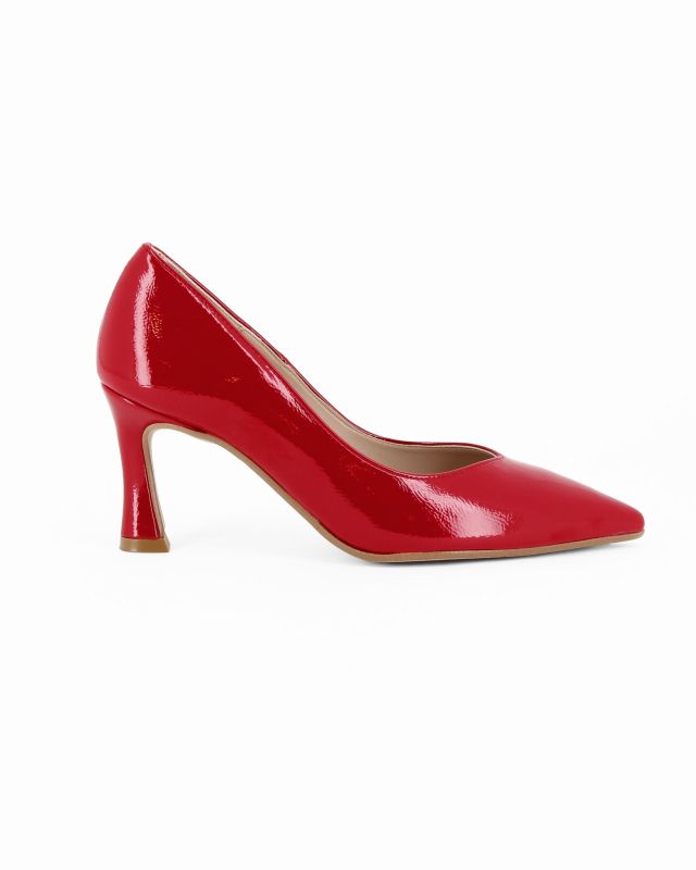Prodotto: MISS GLOBO - Décolleté rossa naplak, tacco 7CM - MADE IN ITALY