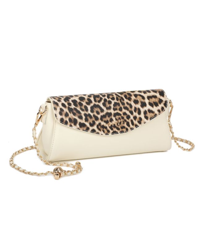Prodotto: RIFLE - Borsa baguette maculata con patta