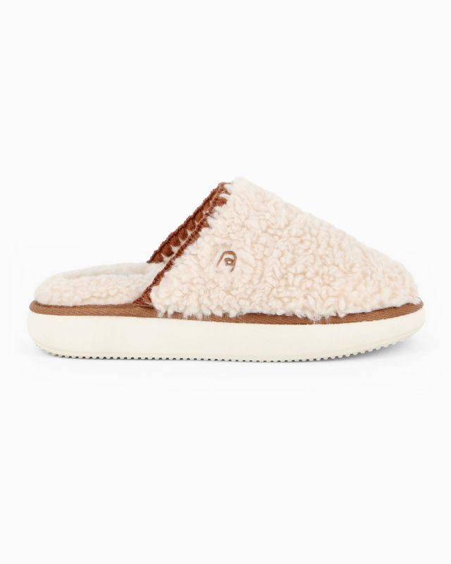 Prodotto: TIGLIO RAMBLAS - Pantofola beige in peluche