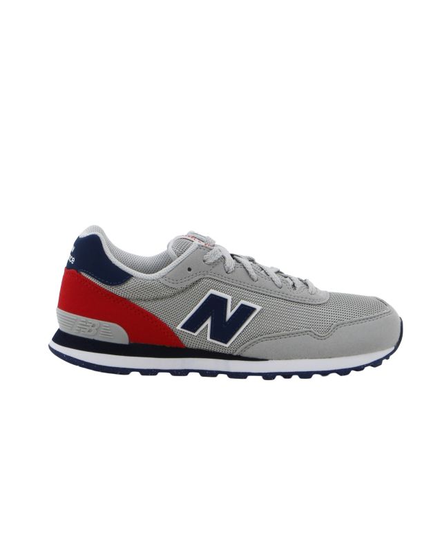 Prodotto: NEW BALANCE - SNEAKERS JUNIOR  GRIGIA, ROSSA E BLU  LIFESTYLE SYN/MESH- DAL 35,5  AL 40 - GC515BB