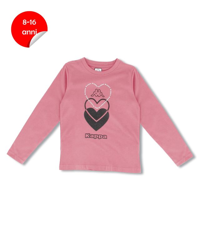 Prodotto: KAPPA - TSHIRT MANICA LUNGA ROSA DA BAMBINA