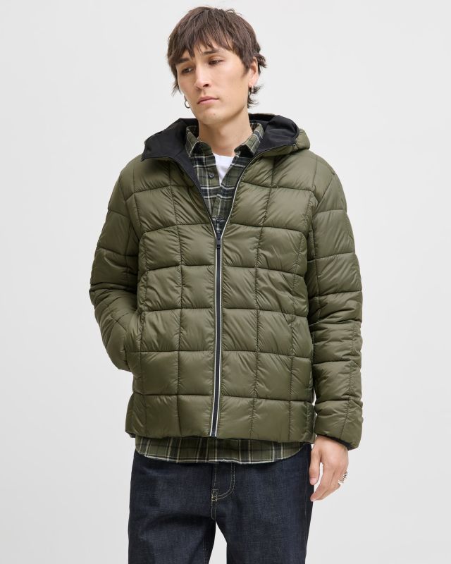 Prodotto: JACK&JONES - Giubbino con cappuccio brook reversibile nero