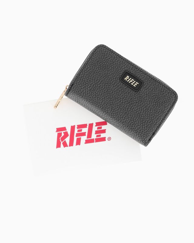 Prodotto: RIFLE - Portafoglio nero con tasca portamonete