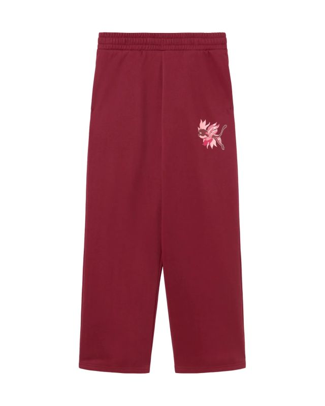 Prodotto: PUMA - PANTALONE TUTA BORDEAUX ESSENTIAL SMALL N.1 LOGO  DA DONNA, 682428-02