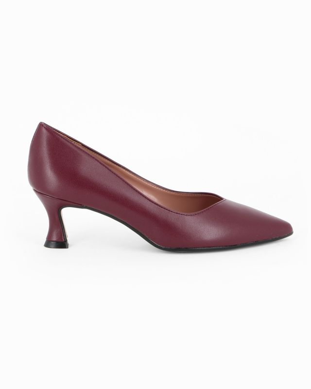 Prodotto: MISS GLOBO - Décolleté bordeaux, tacco 5,5CM - MADE IN ITALY