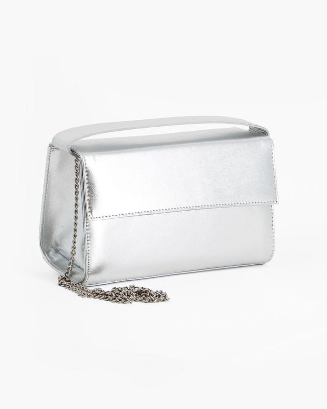 Prodotto: TATOO - MINIBAG ARGENTO LAMINATO UN MANICO  - 2033