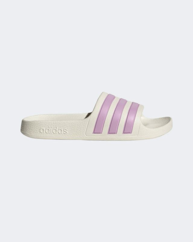 Prodotto: ADIDAS - CIABATTA ADILETTE BEIGE 3 BANDE LILLA - JS2498