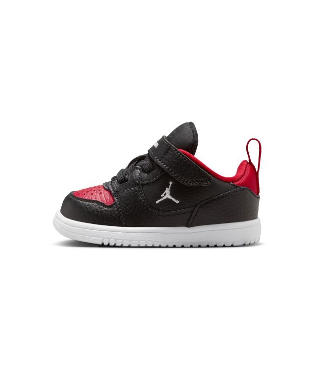 Prodotto: NIKE - SNEAKERS JORDAN INFANT COURT CONNECT LOW TD  NERE  E ROSSE DAL 19.5 AL 27, IQ6047/003