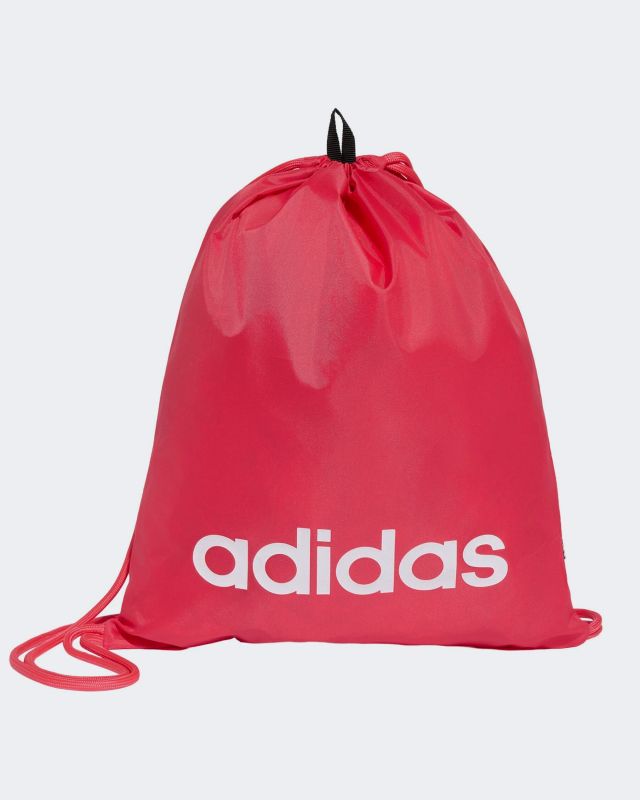 Prodotto: ADIDAS - GYMSACK LINEAR FUXIA CON LOGO BIANCO, KS4514