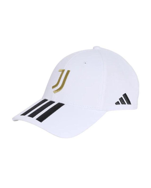 Prodotto: ADIDAS - CAPPELLINO DA BASEBALL JUVENTUS BIANCO CON BANDE NERE,  KR2788