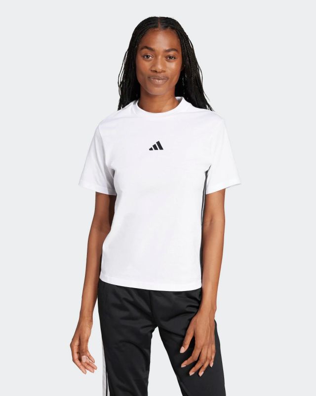 Prodotto: ADIDAS - T-SHIRT BIANCA DA DONNA ESSENTIAL IN COTONE -  JD0844