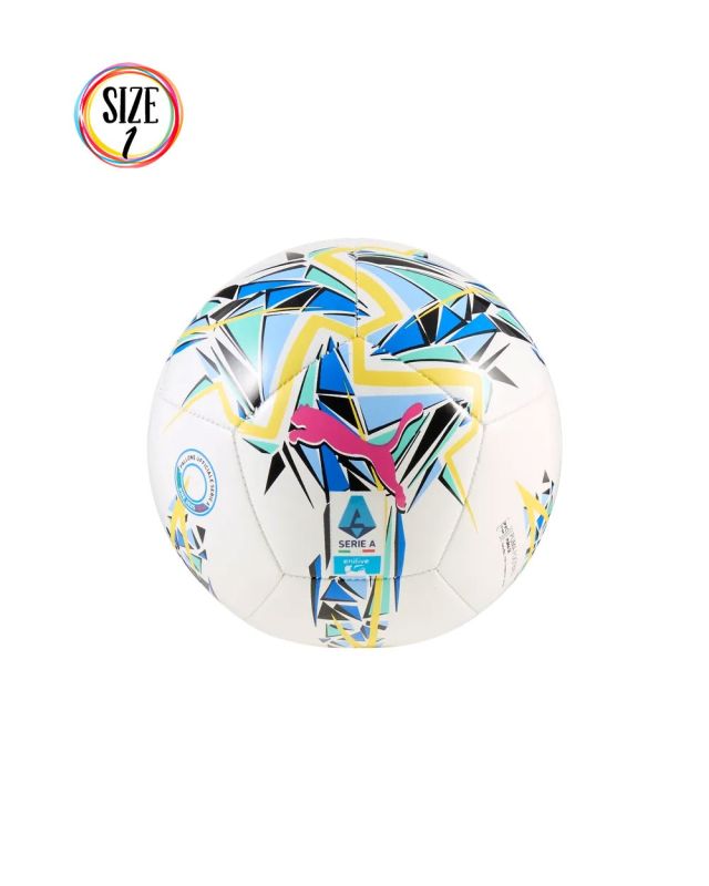Prodotto: PUMA - PALLONE MINI ORBITA SERIE A  BIANCO/MULTICOLOR  CON LOGO FUXIA MISURA 1, 084642-03