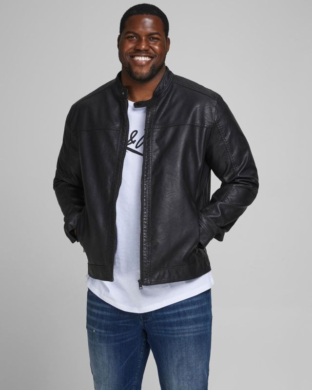 Prodotto: JACK&JONES - GIUBBINO UOMO IN ECOPELLE NERO