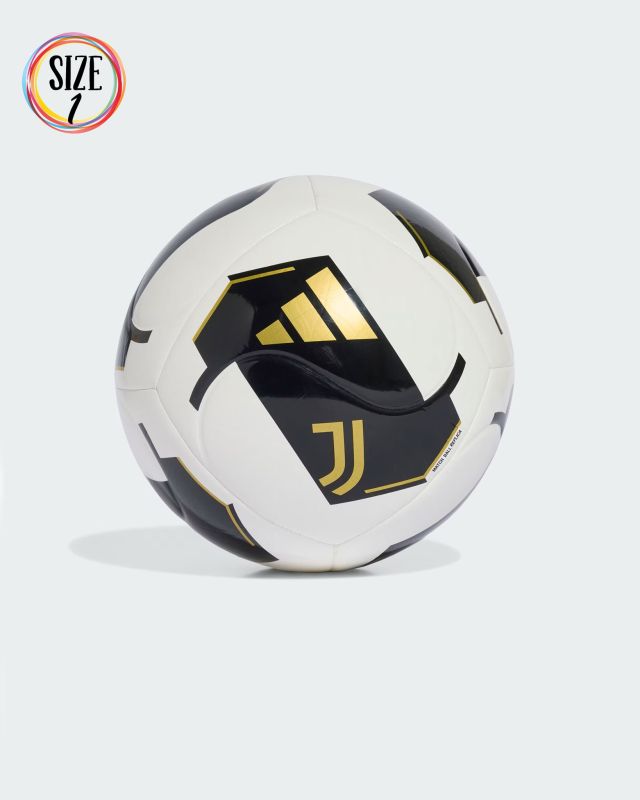 Prodotto: ADIDAS - PALLONE JUVENTUS MINI  BIANCO, NERO  E ORO MISURA 1, KE5115