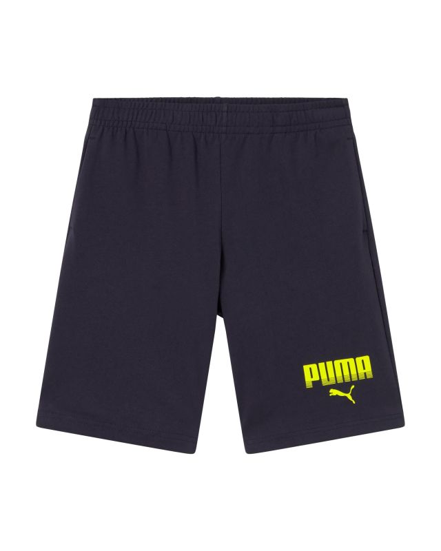 Prodotto: PUMA -SHORT JUNIOR ( 7-16ANNI)  BLU ESSENTIAL GRAPHIC JERSEY 10", 694952-16