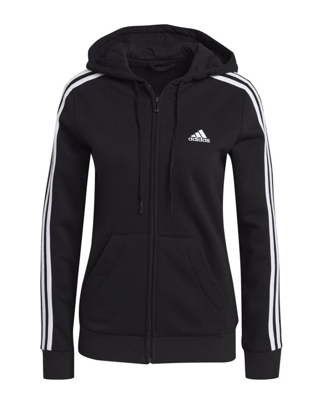 Prodotto: ADIDAS - Felpa con cappuccio Essentials Fleece 3-Stripes Full-Zip - GM5567